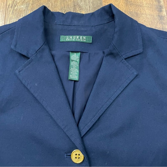 Ralph Lauren Gold Button Blazer Jacket - Picture 5 of 8